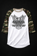 “$T$ MILITIA” Baseball Tee